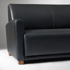 Haddon Leather Club Sofa (60"&ndash;86")
