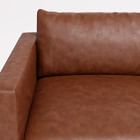 Melbourne Leather 3-Piece Ottoman Sectional (116"&ndash;126")