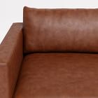 Melbourne Leather 3-Piece L-Shaped Sectional (116"&ndash;126")