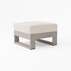 Portside XL Depth Ottoman Slipcover, Canvas Natural