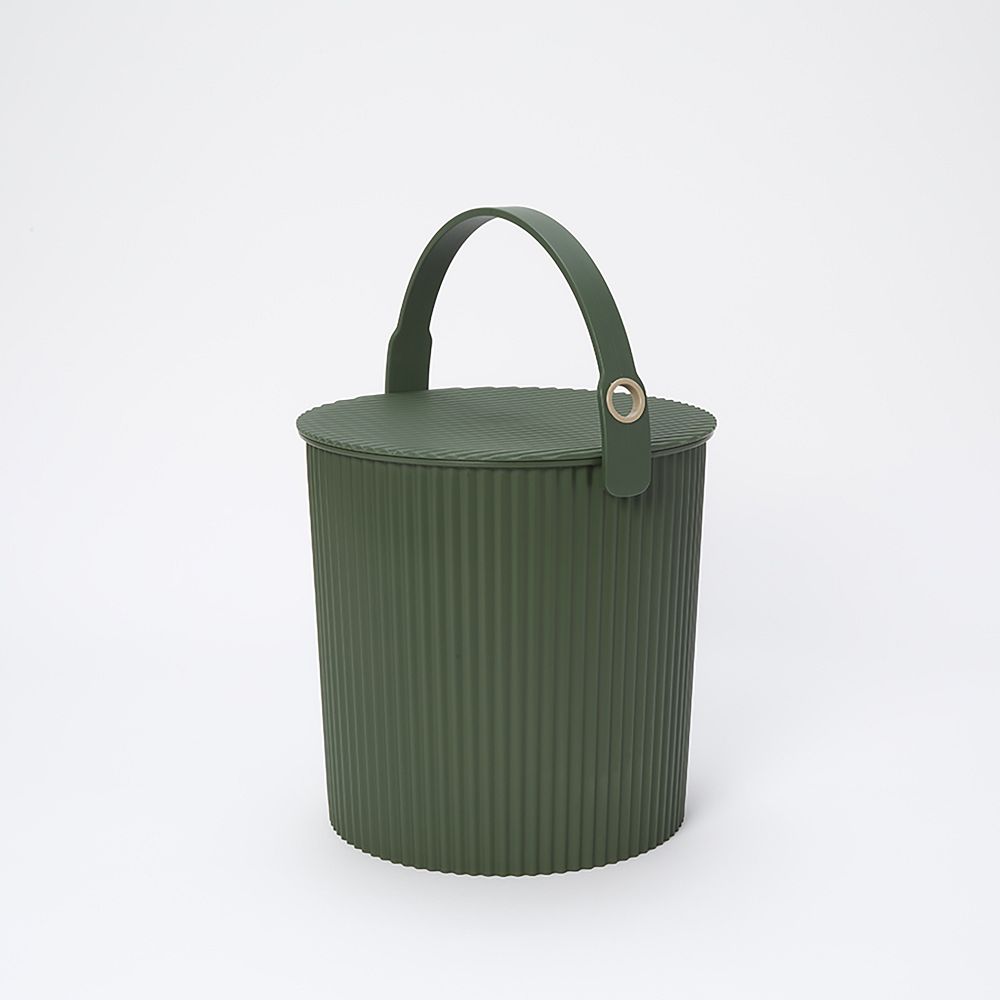 Chilewich Hachiman Garden Bucket - Large, Garden Green