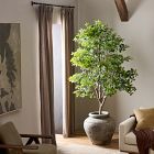 Faux Potted Aralia Tree