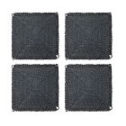 Loopy Abaca Square Placemats (Set of 4)