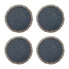 Loopy Abaca Round Placemats (Set of 4)