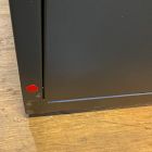 Open Box: Iron &amp; Glass Tall Barrister Cabinet (32") - Gunmetal