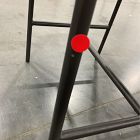 Open Box: Jack Metal Frame Leather Counter Stool (26") - Saddle Leather Nut, Dark Bronze