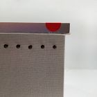 Open Box: Modern Fluted Jewelry Box, Cube (10") - Champagne