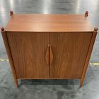 Open Box: Pierce &amp; Ward Wood Bar Cabinet (40") - Cool Walnut