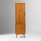 Mid-Century Narrow Hutch w/ Console (20.5")