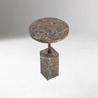 Bertrand Faux Marble Drink Table (14")