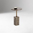 Bertrand Faux Marble Drink Table (14")