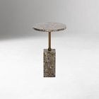 Bertrand Faux Marble Drink Table (14")