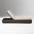 Orange Beach Wicker Chaise Lounge