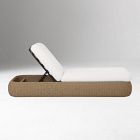 Orange Beach Wicker Chaise Lounge