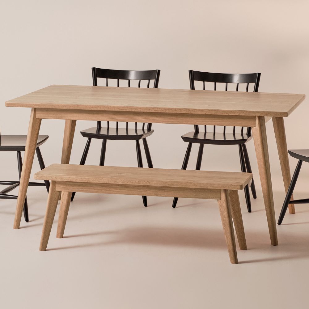 Cypress Dining Bench (46"-76") by West Elm