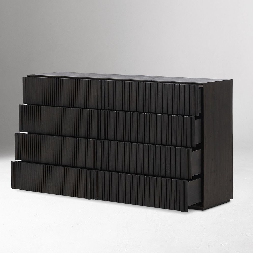 Zahra dresser front with stacked drawers