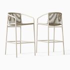 Sydney Outdoor Bar Table &amp; Oceana Bar Stools Set