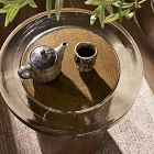 Tidelane Cast Glass End Table (18")