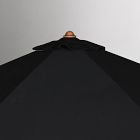 Teak Pole Round Outdoor Umbrella (9.8')