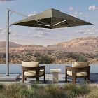 Square Outdoor Cantilever Umbrella (8'&ndash;10')