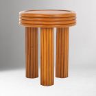 Kochi Rattan Round Accent Table (21")