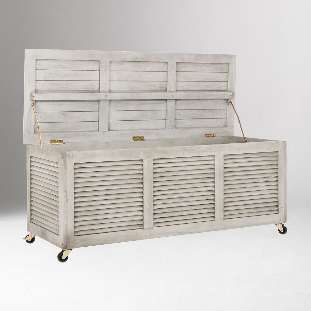 Oamaru Outdoor Storage Box (47") - Gray, 47"