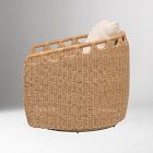 Solen Outdoor Woven Swivel Lounge Chair