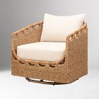 Solen Outdoor Woven Swivel Lounge Chair