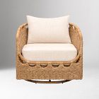 Solen Outdoor Woven Swivel Lounge Chair
