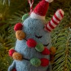 Buddies in Lights Narwhal Ornament