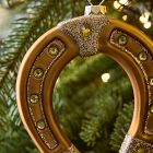 Glass Horseshoe Ornament