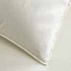 Organic Washed Cotton Percale Duvet Cover &amp; Shams