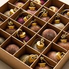 Jewel-Toned Glass Ball Ornaments (Set of 25)