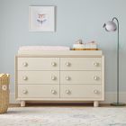 West Elm x PBK Vivienne Extra-Wide Nursery Dresser with Removable Topper (56")