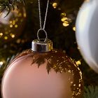 Medium Glass Ball Ornaments (Set of 9) - Champagne