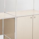 Marlowe Desk (42"), Narrow Shelf (18") &amp; Wide Shelf (30") Set