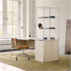 Marlowe Desk (60") &amp; Wide Shelf (30") Set