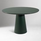 Valentine Lacquered Glass Round Dining Table (47")