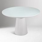 Valentine Lacquered Glass Round Dining Table (47")