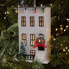 Brownstone Ornament - White