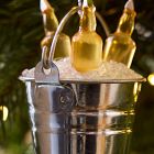 Glass Beer Bucket Ornament