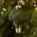Glass Broccoli Ornament
