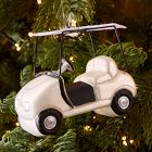 Glass Golf Cart Ornament