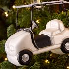 Glass Golf Cart Ornament