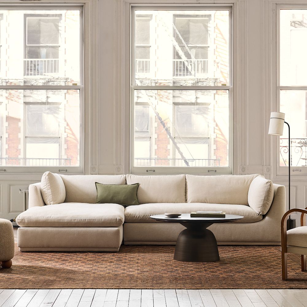 Loring 2-Piece Chaise Sectional (116") by West Elm
