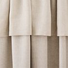 European Flax Linen Valance Curtain