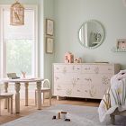 Joseph Altuzarra Carved Round Wall Mirror