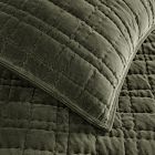 Cotton Velvet Plaid Reverse Quilt &amp; Shams