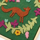 Framed Felt Fox Wall Art