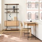 Pierce Mini Desk (36") &amp; Narrow Storage Shelf (42") Set